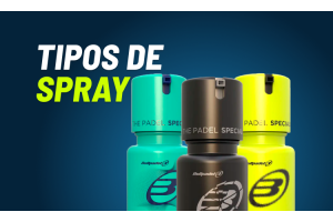 Tipos de spray para pádel