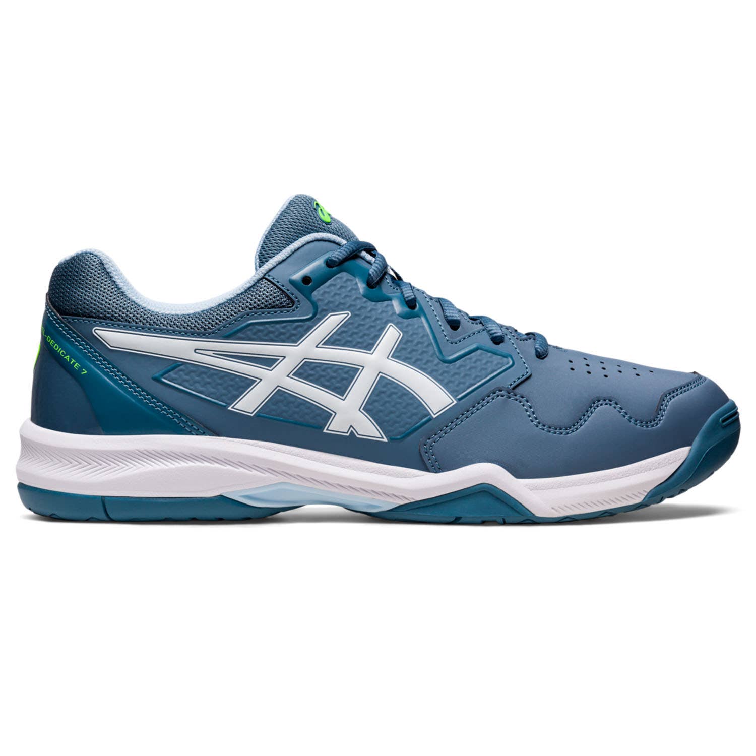Asics Gel Dedicate 7 Bleu Blanc Maintien de luxe