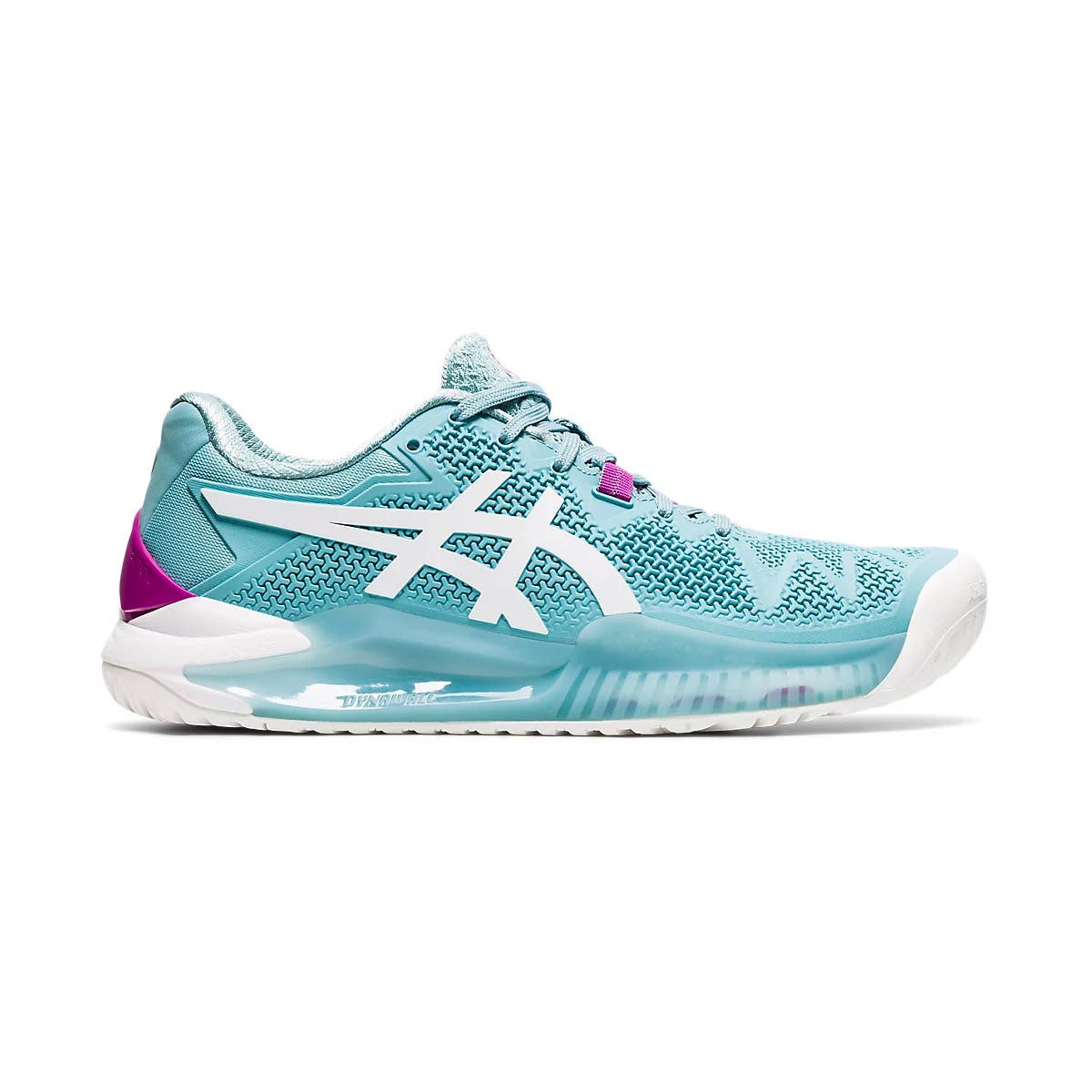 ASICS GEL RESOLUTION 8 1042A072 408 IN BLAU UND WEISS FUR DAMEN