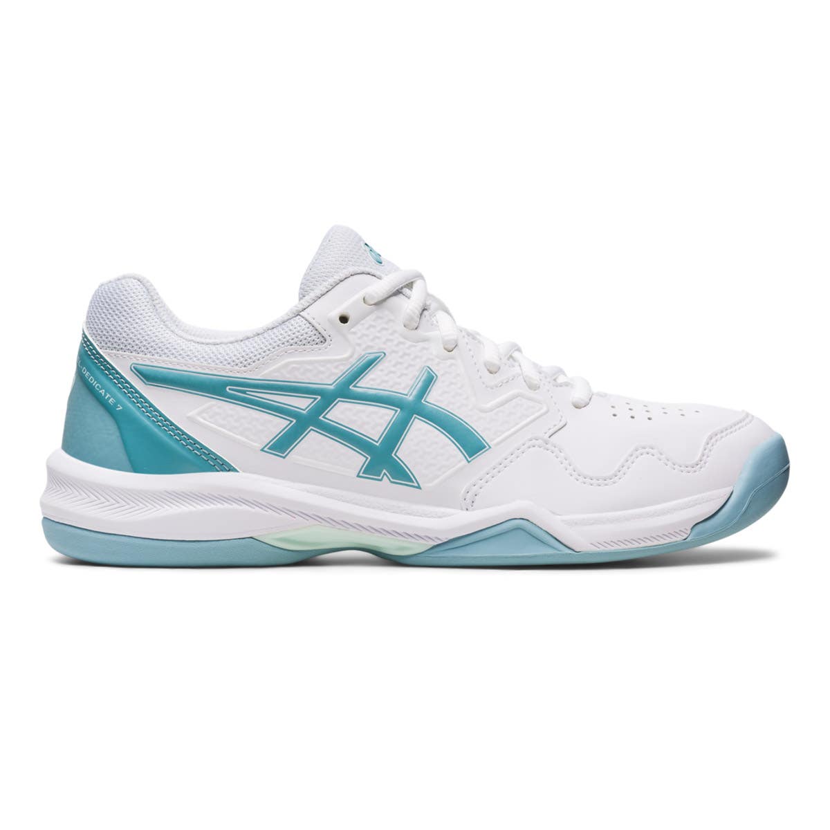 White asics 7 top
