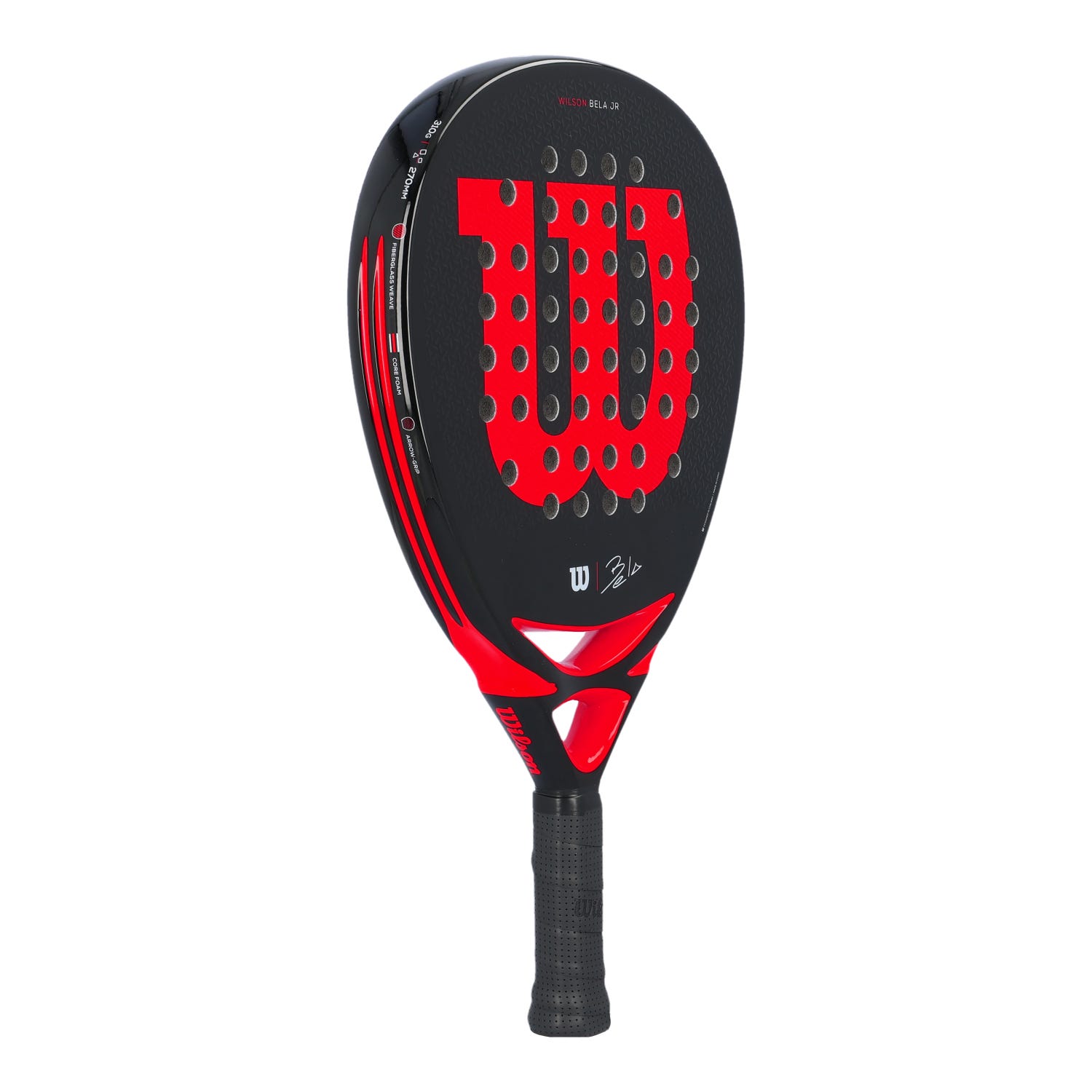 Black Junior Wilson Bela Padel Racket P del Nuestro