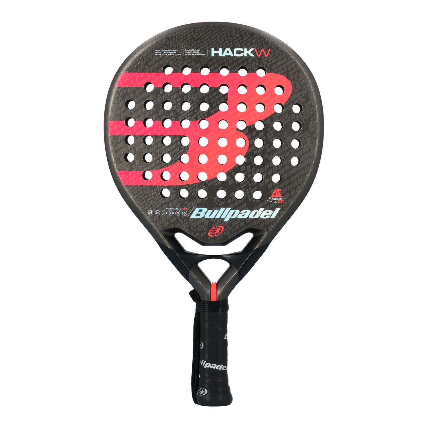 Pala Bullpadel Hack 03 Comfort 2024 Paquito Navarro + Protector + Overgrip