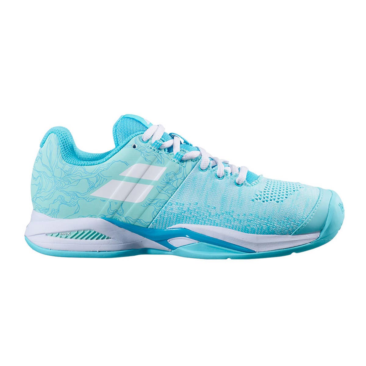 WOMEN’S TURQUOISE BABOLAT PROPULSE BLAST CLAY 31S227514079 PADEL SHOES