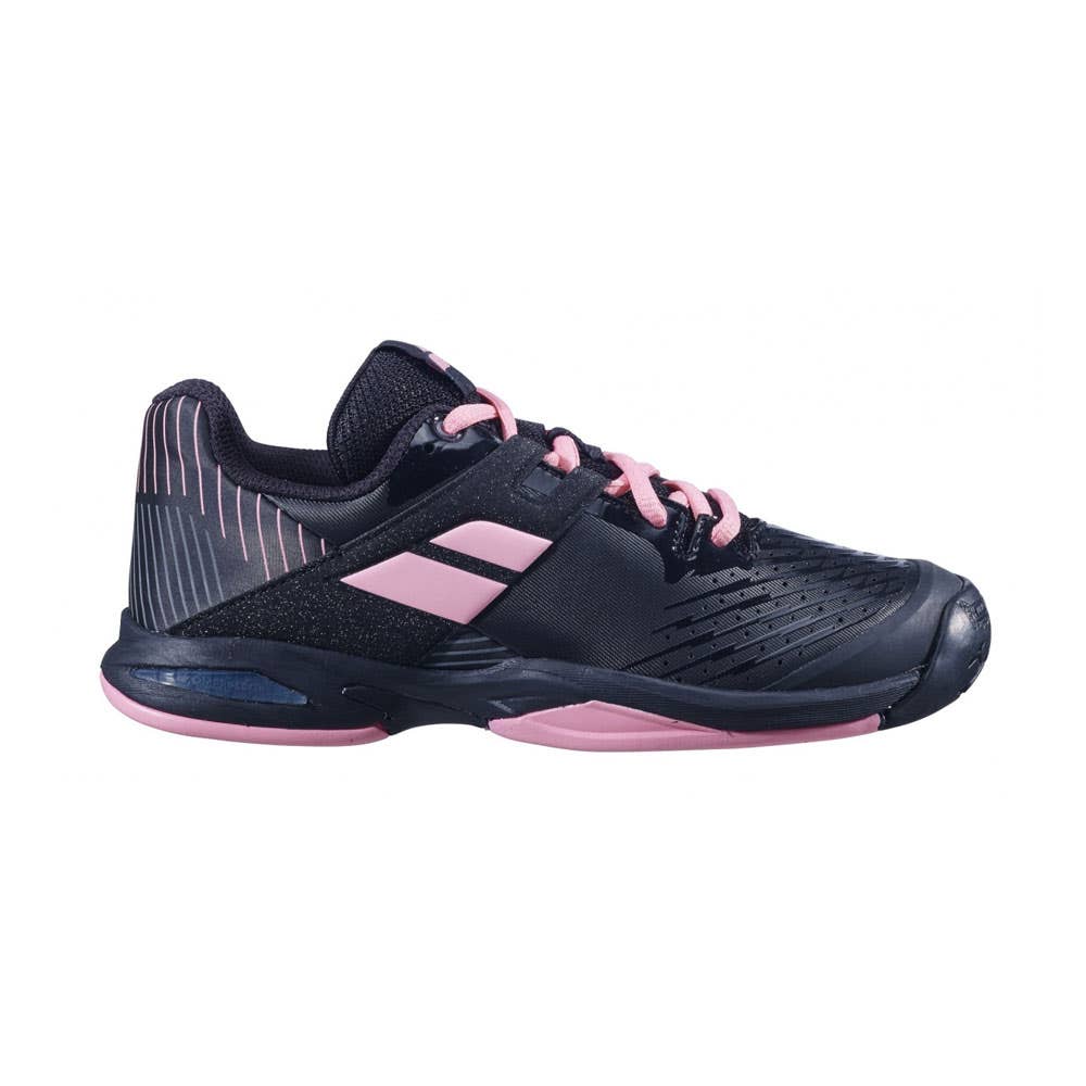 JUNIOR BLACK AND PINK BABOLAT PROPULSE ALL COURT 33S204782014 PADEL SHOES