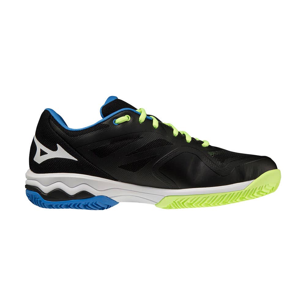 MIZUNO WAVE EXCEED LIGHT CLAY COURT 61GC2220 40 SCHUHE IN SCHWARZ UND GRÜN