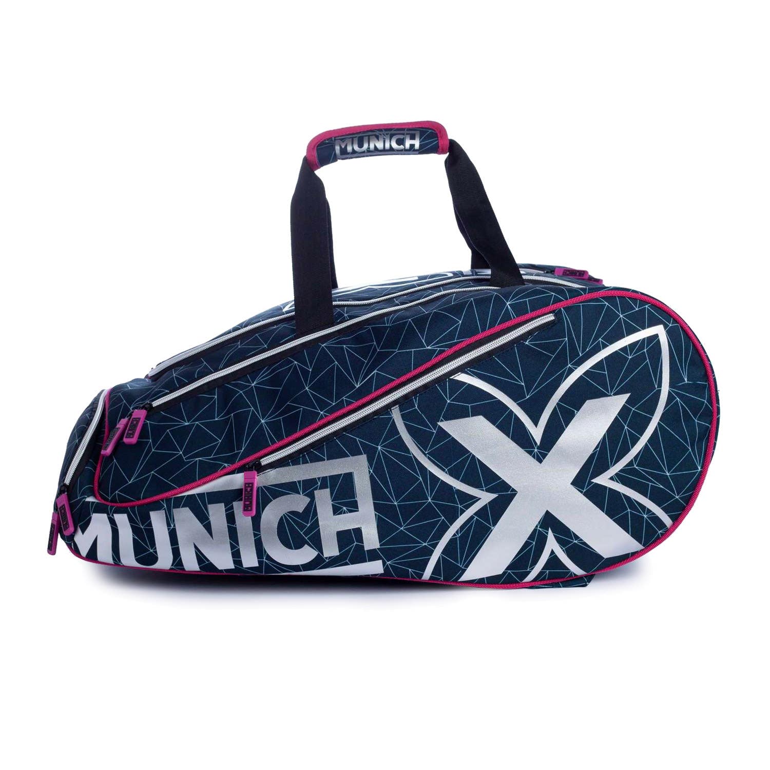 BLUE AND PINK MUNICH PADEL BAG