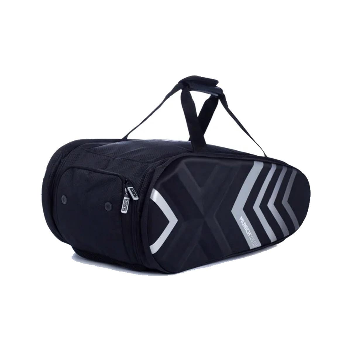 BLACK AND SILVER MUNICH PREMIUM PADEL BAG