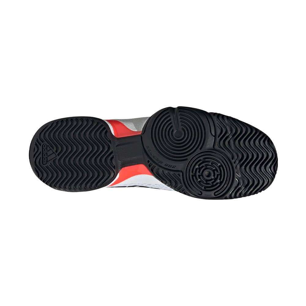 Scarpe da Padel per bambini Adidas Barricade Bianche e Nere Padel Nuestro