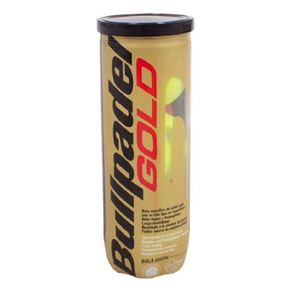 Pelotas Padel Bullpadel Gold 3 Bolas Oficiales