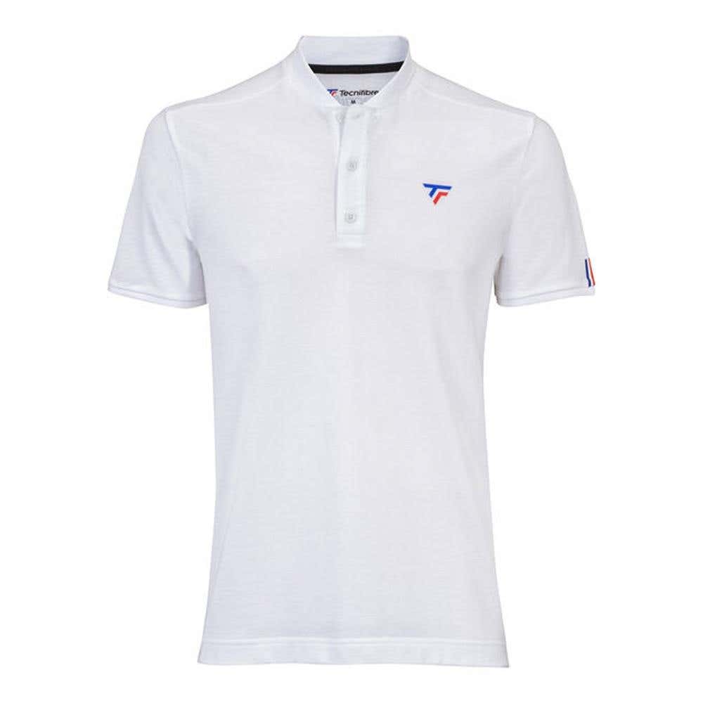 TECNIFIBRE PIQUE POLOSHIRT IN WEISS