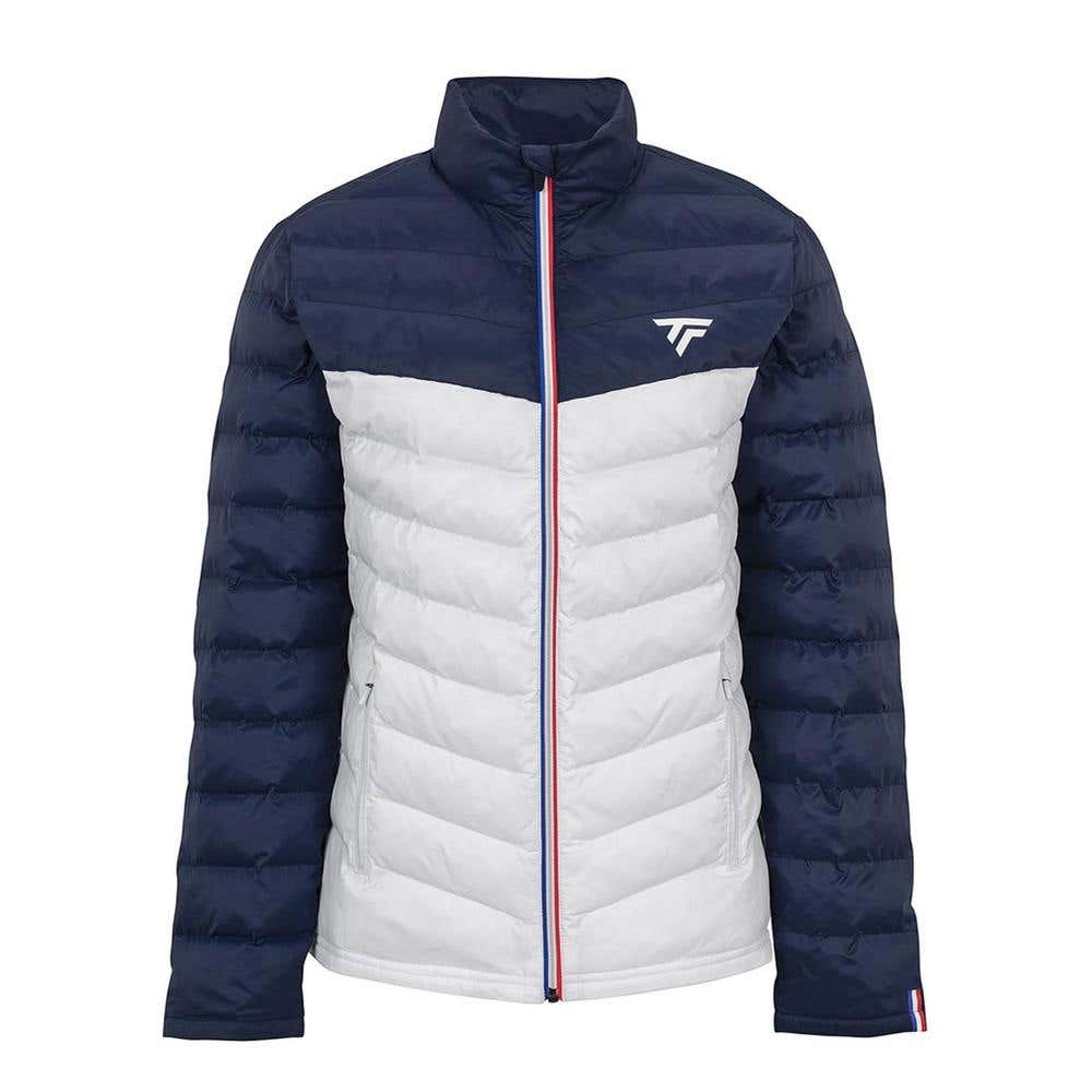 TECNIFIBRE LIGHT BOMBER JACKE IN WEISS UND BLAU FÜR DAMEN