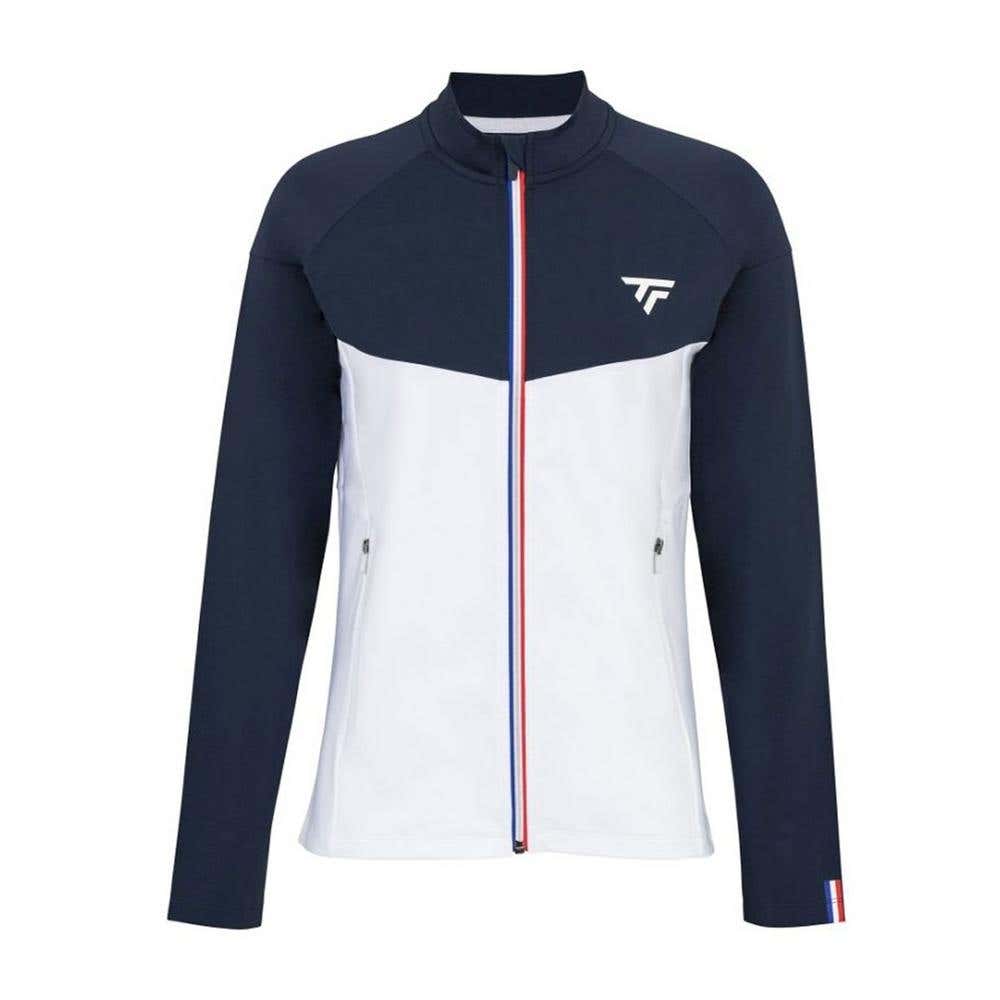 TECNIFIBRE TECH JACKE IN WEISS UND BLAU FÜR DAMEN