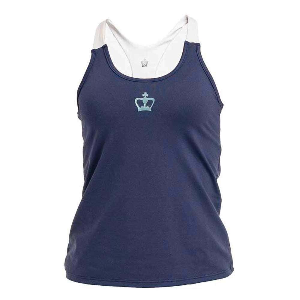 Camiseta de padel mujer Black Crown Lecce azules - BlackCrown