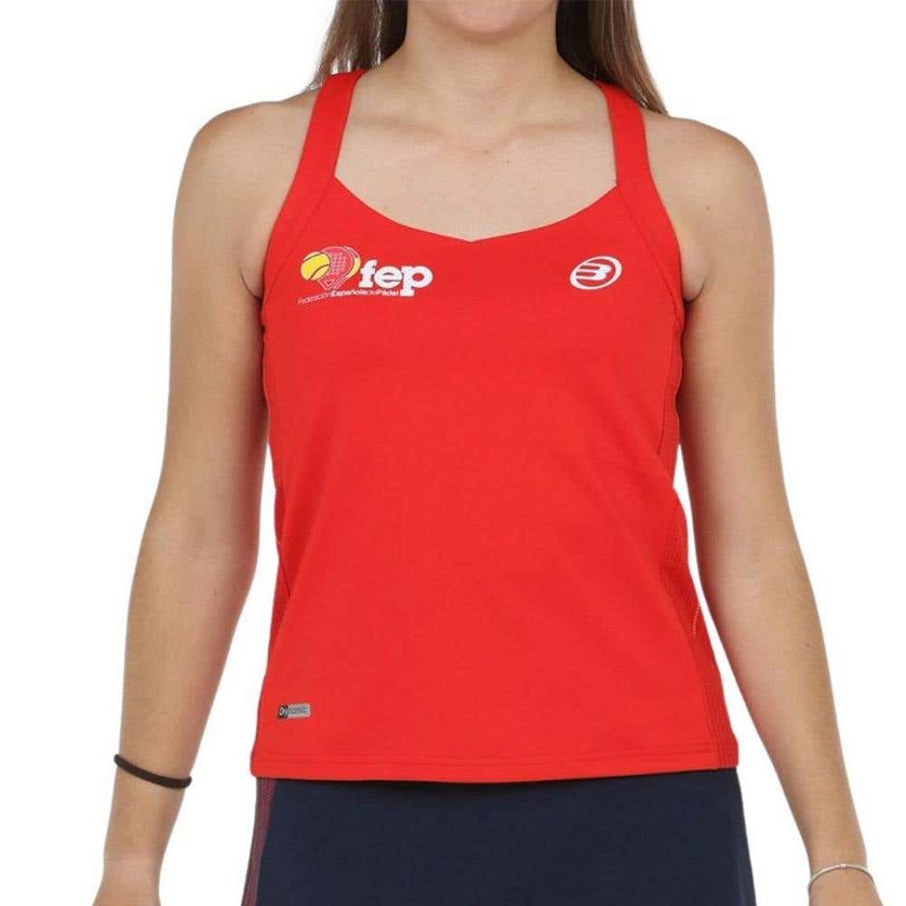 Camiseta Bullpadel Exudo Selección Española Padel Blanca