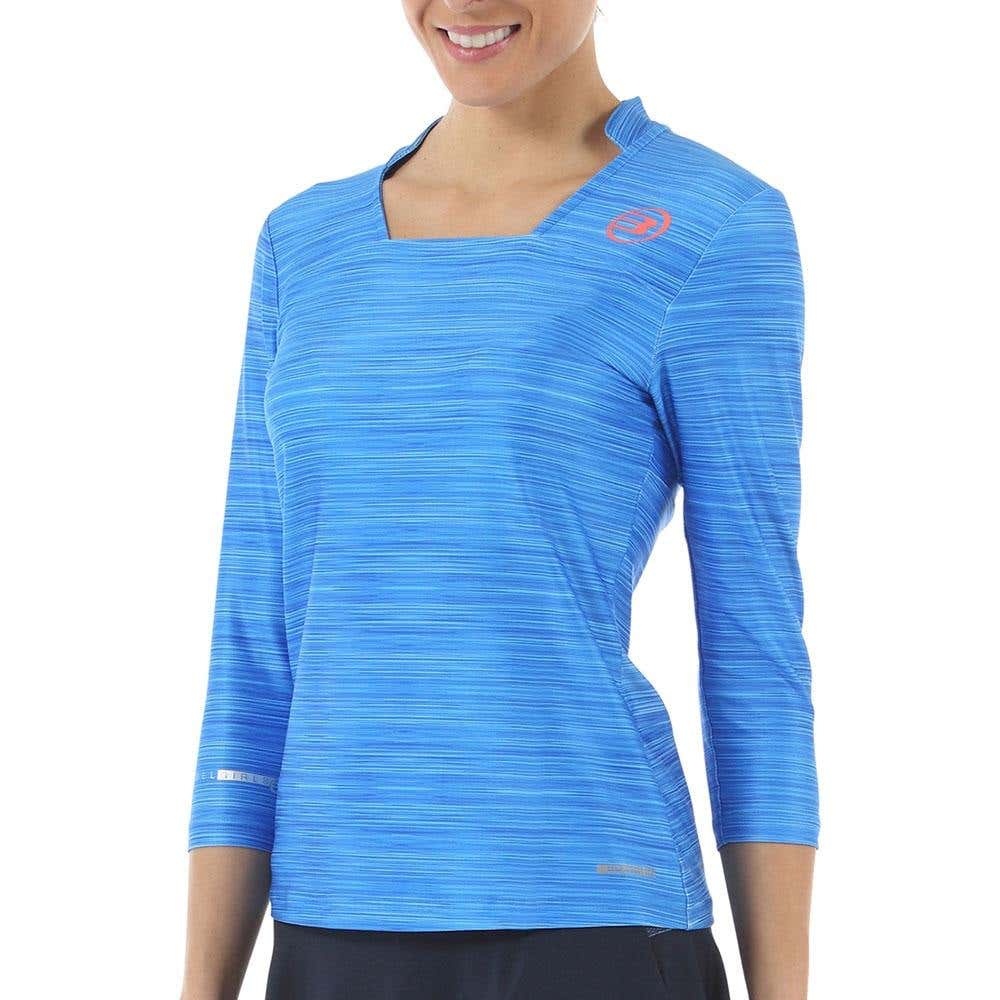 CAMISETA BULLPADEL VALBON AZUL MUJER