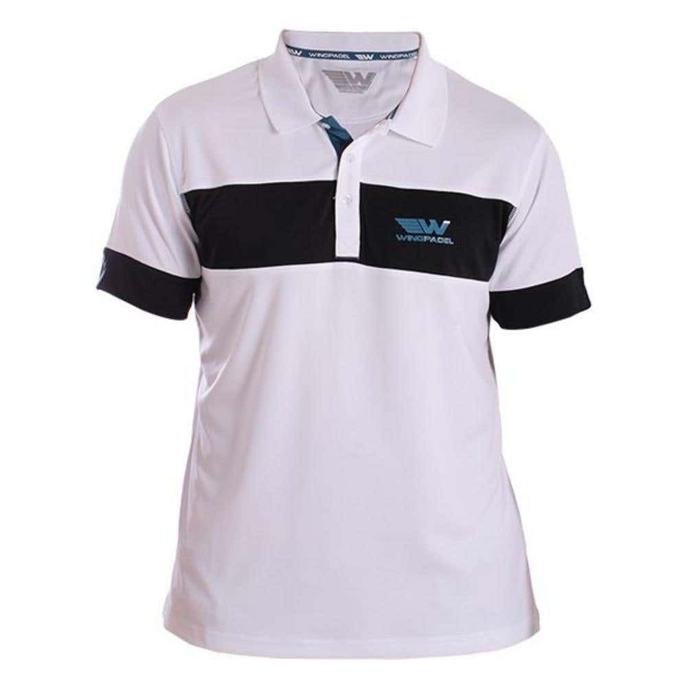 BOYS’ WHITE AND BLACK WINGPADEL W-THEO T-SHIRT