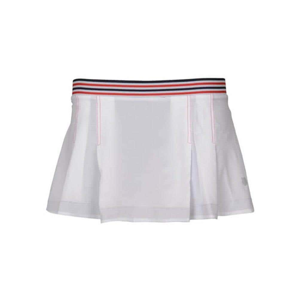 WHITE K-SWISS HERITAGE SKIRT