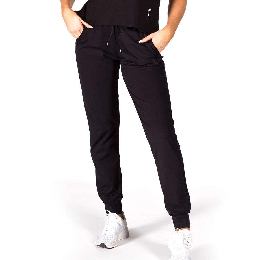 WOMEN'S BLACK RS PADEL SWEATPANTS