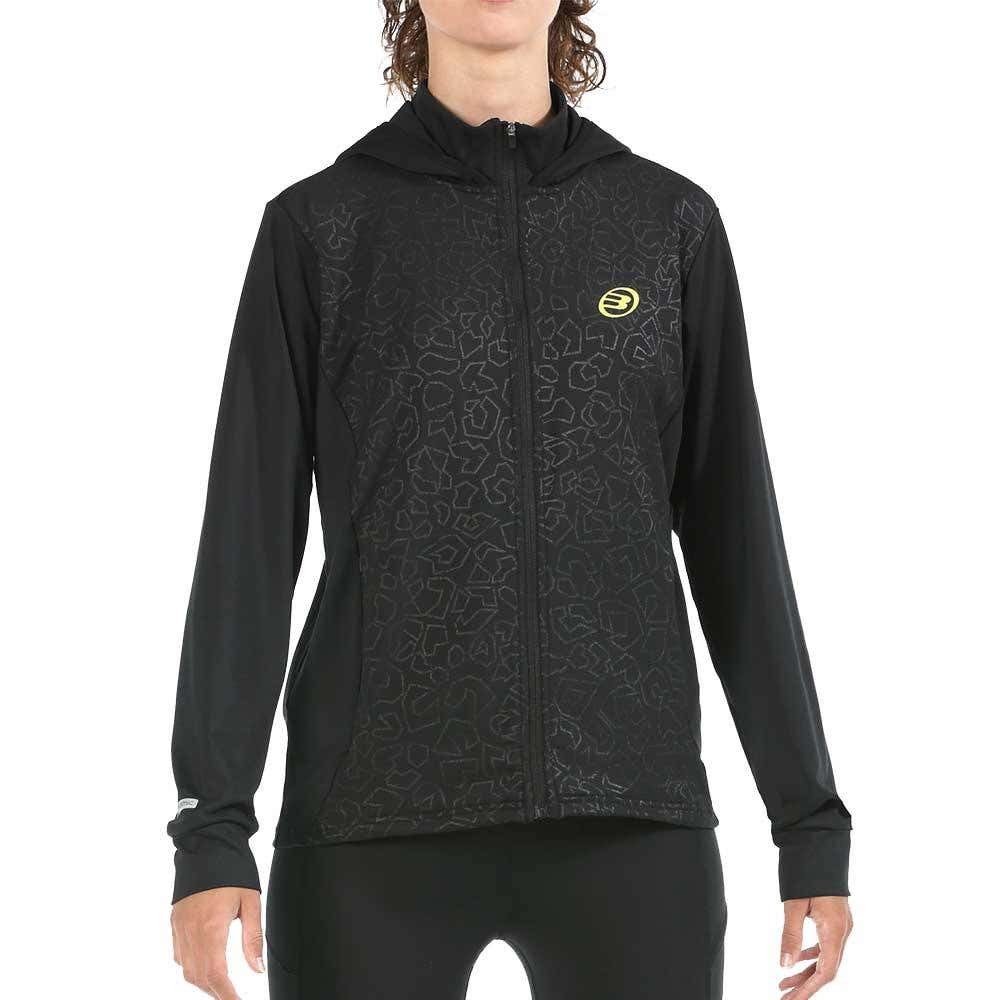 SUDADERA BULLPADEL BERAUN NEGRO MUJER