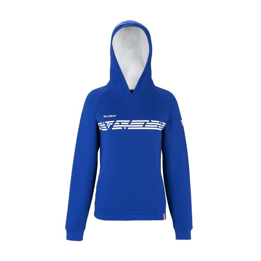 TECNIFIBRE FLEECE KAPUZENSWEATSHIRT IN KÖNIGSBLAU FÜR DAMEN