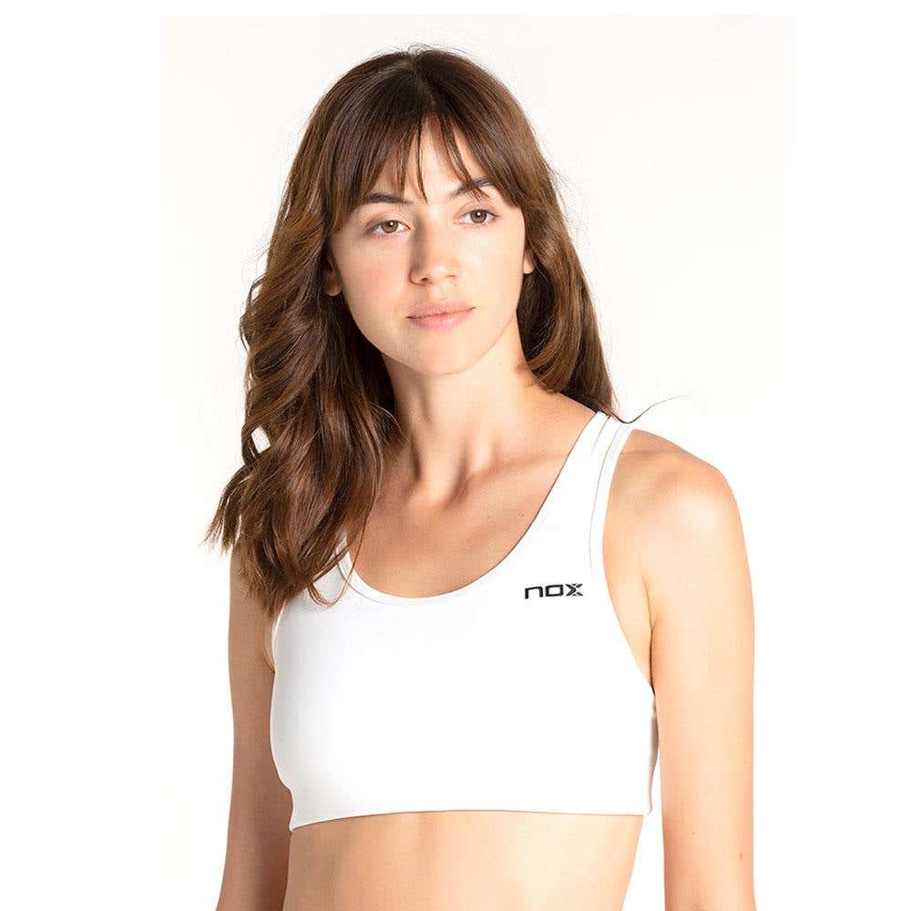 BRASSIÈRE DE SPORT FEMME NOX PRO BLANCHE