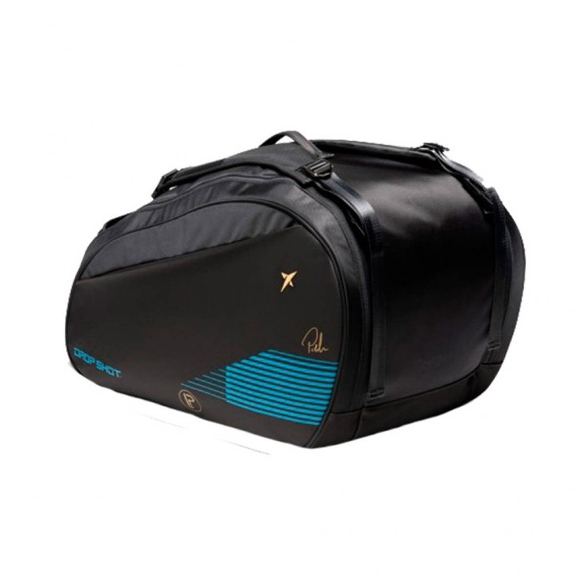 BORSA DA PADEL DROP SHOT VERDE LIME E GRIGIA