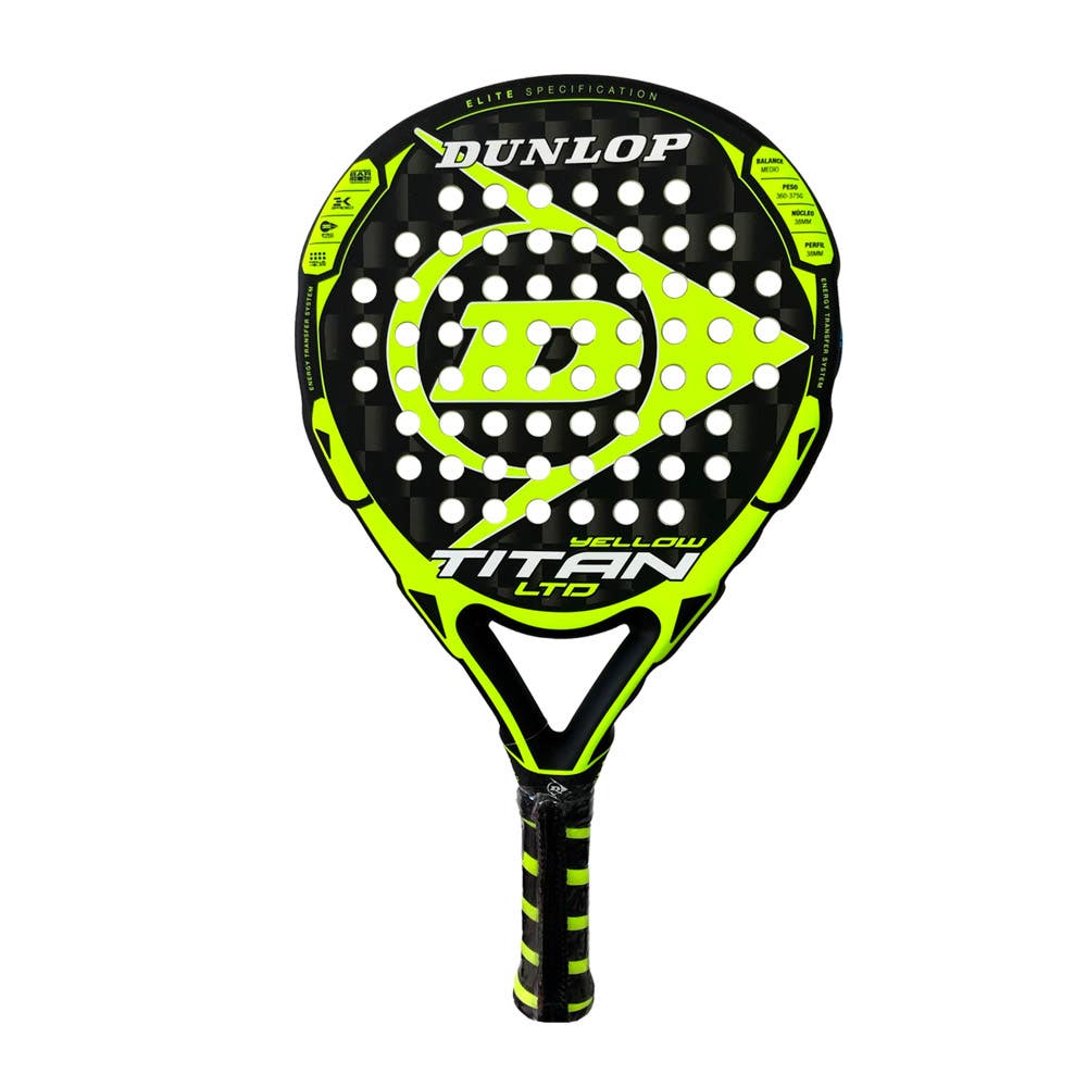 Dunlop Titan LT HL Yellow padel racket