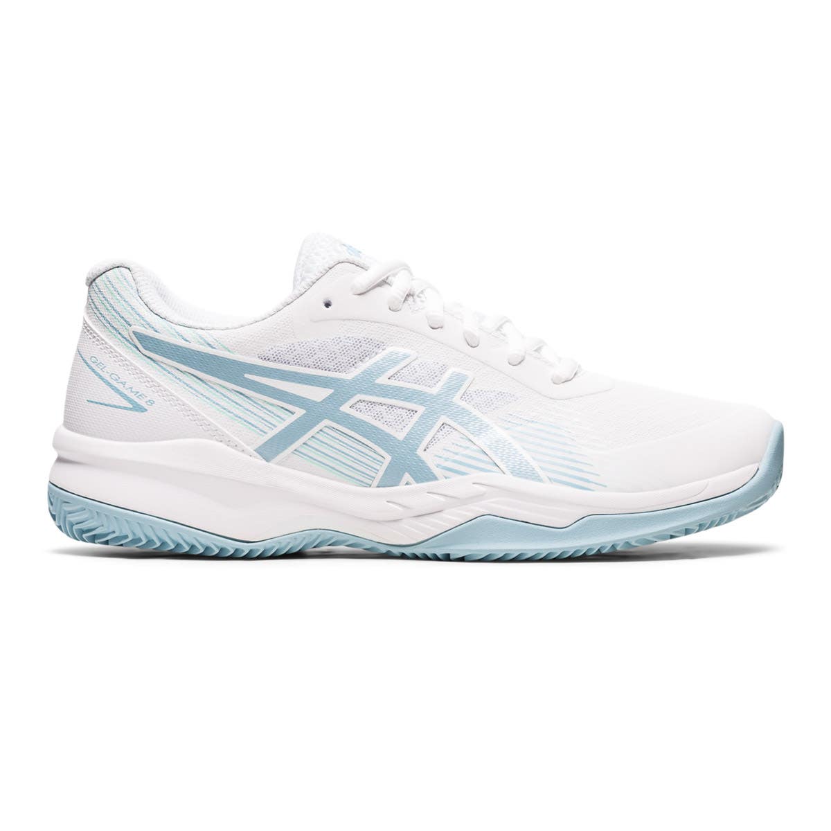 Asics bianche store e blu