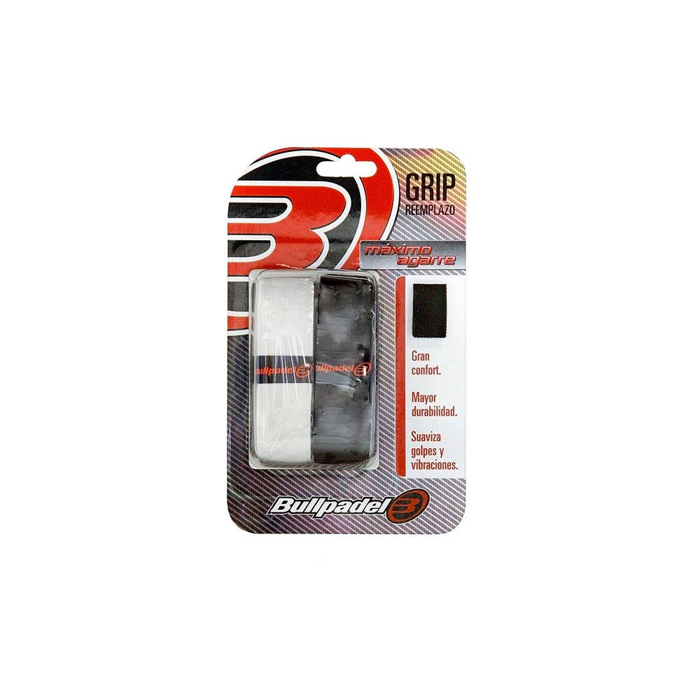 GRIP BULLPADEL GR-1210 NEGRO BLANCO