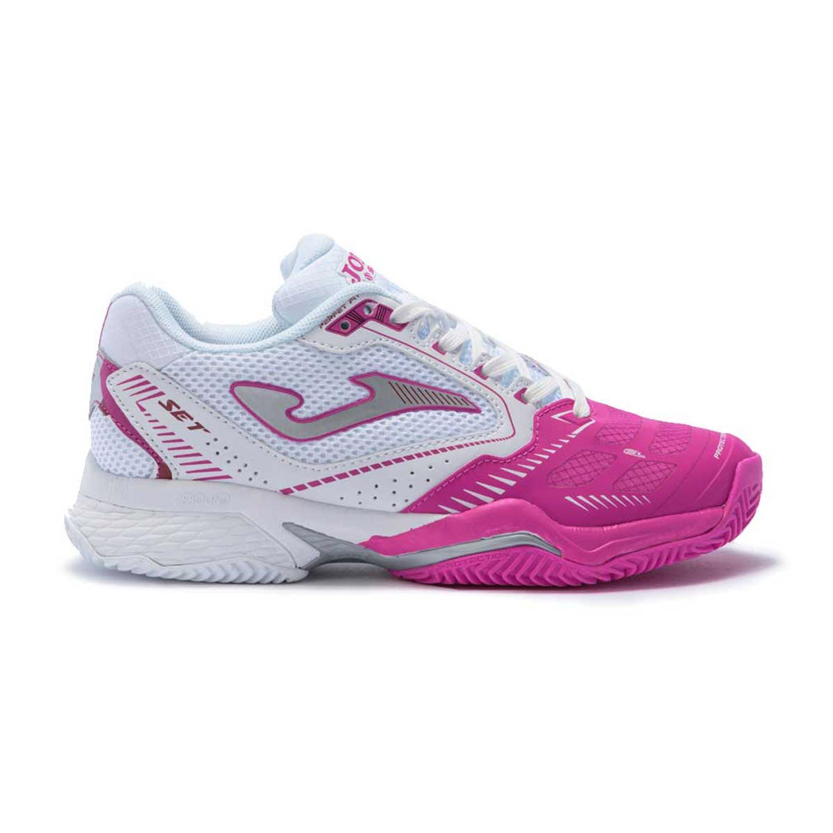 Zapatillas Joma Set 21 mujer blanco fucsia