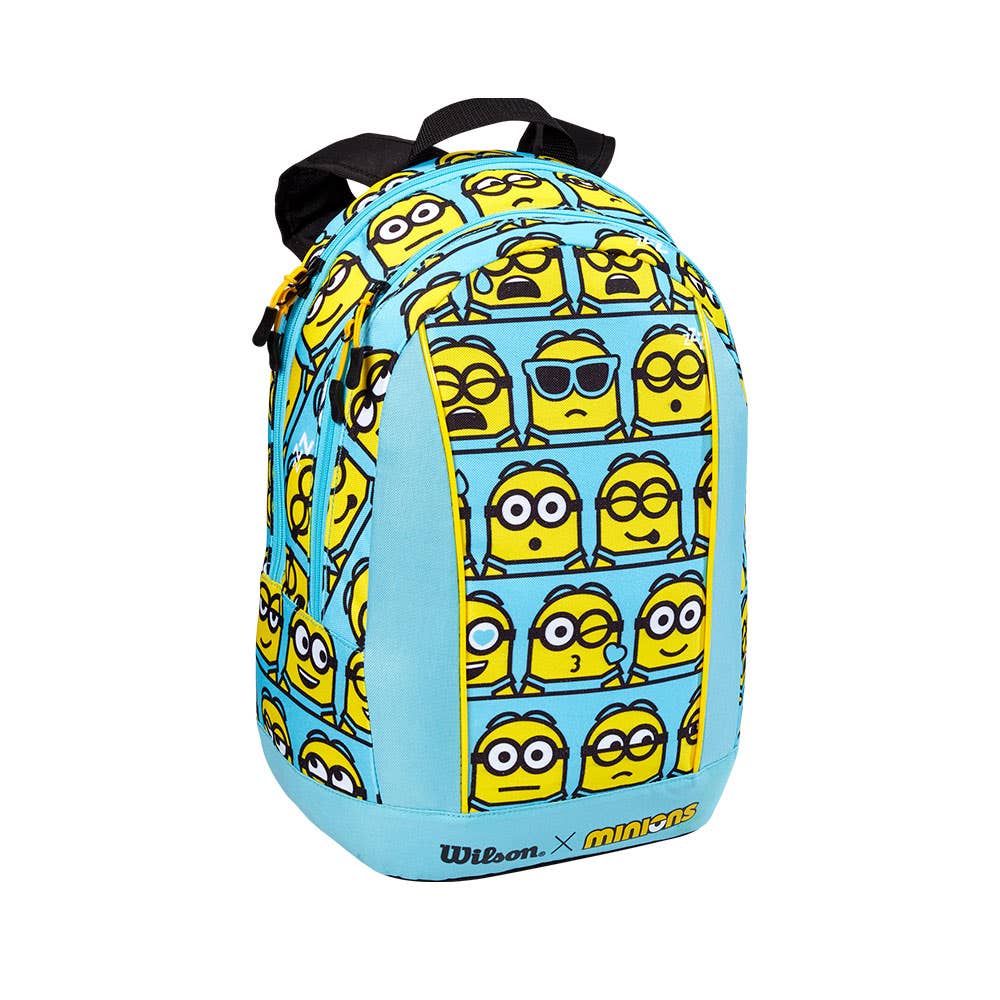 WILSON MINIONS 2.0 TOUR RUCKSACK IN GELB UND BLAU FÜR KINDER