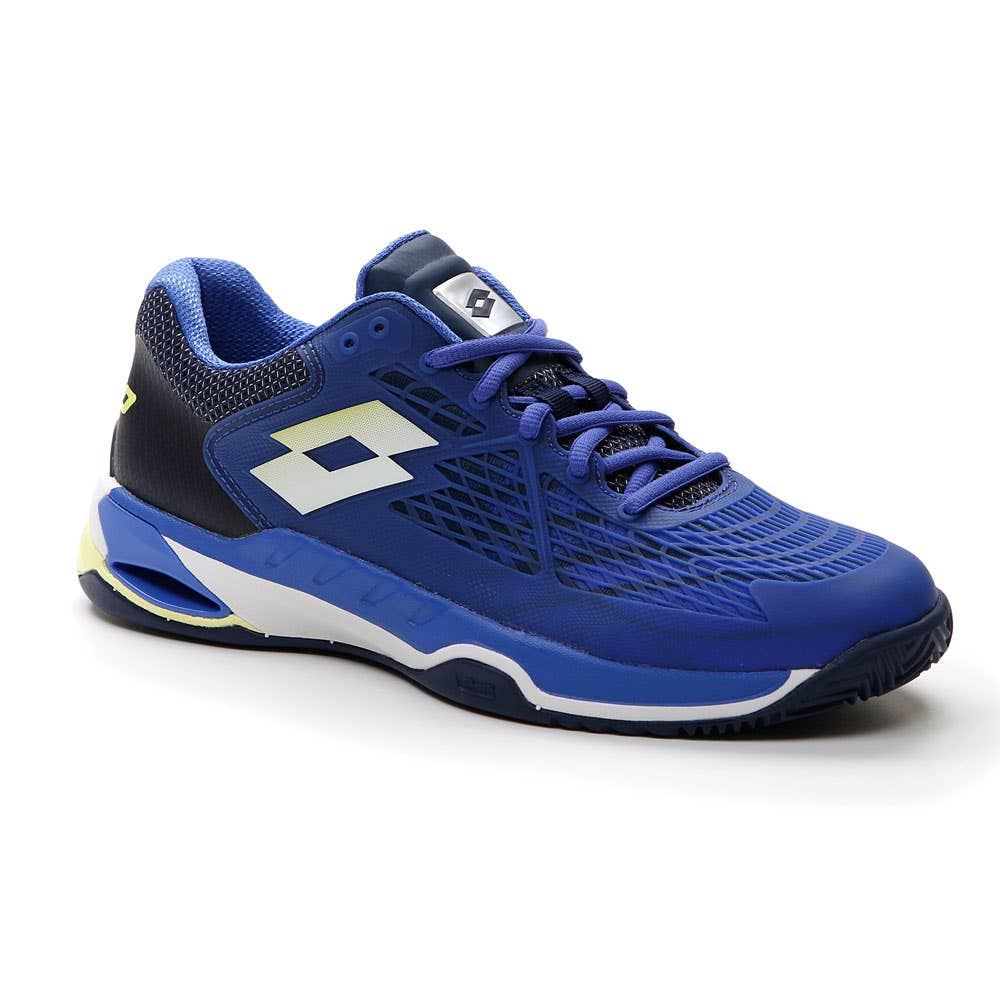 Scarpe da Padel Lotto Mirage 100 Clay Blu e Gialle Padel Nuestro