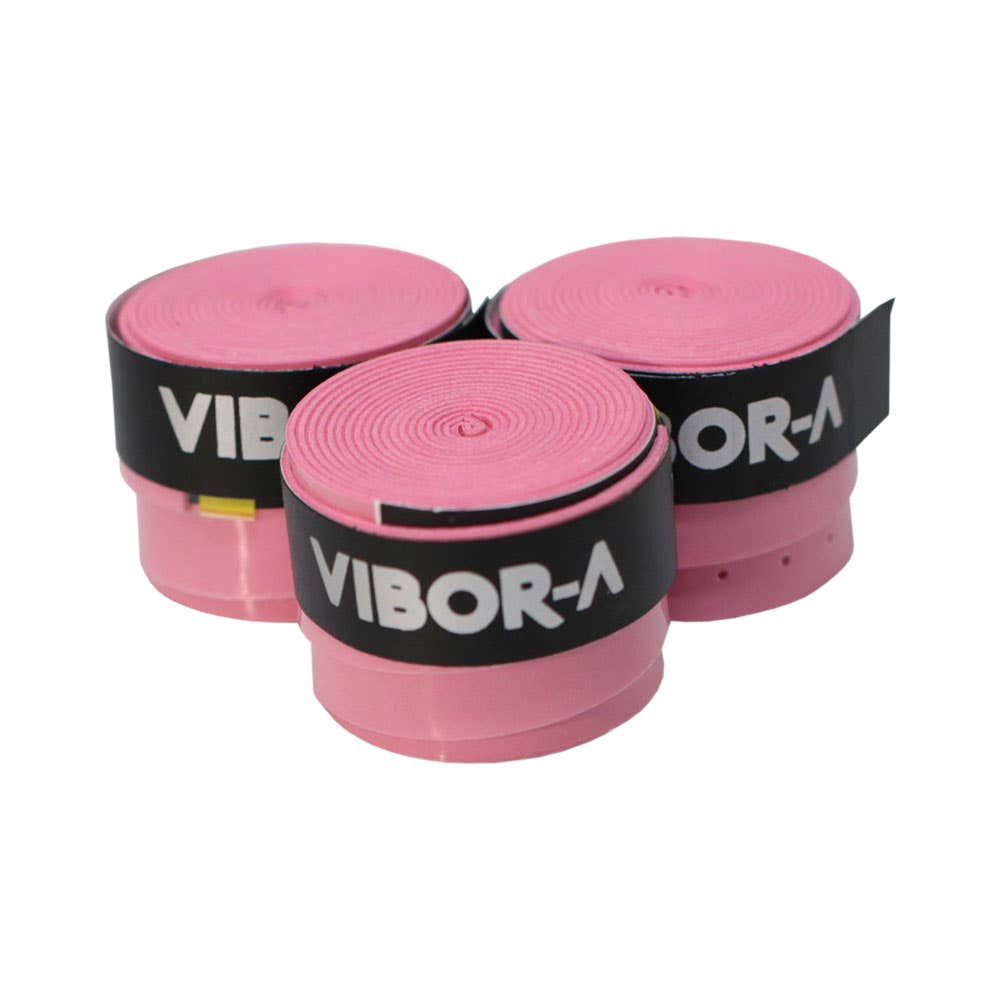 LOT DE 3 OVERGRIPS MICRO-PERFORÉS VIBOR-A ROSES