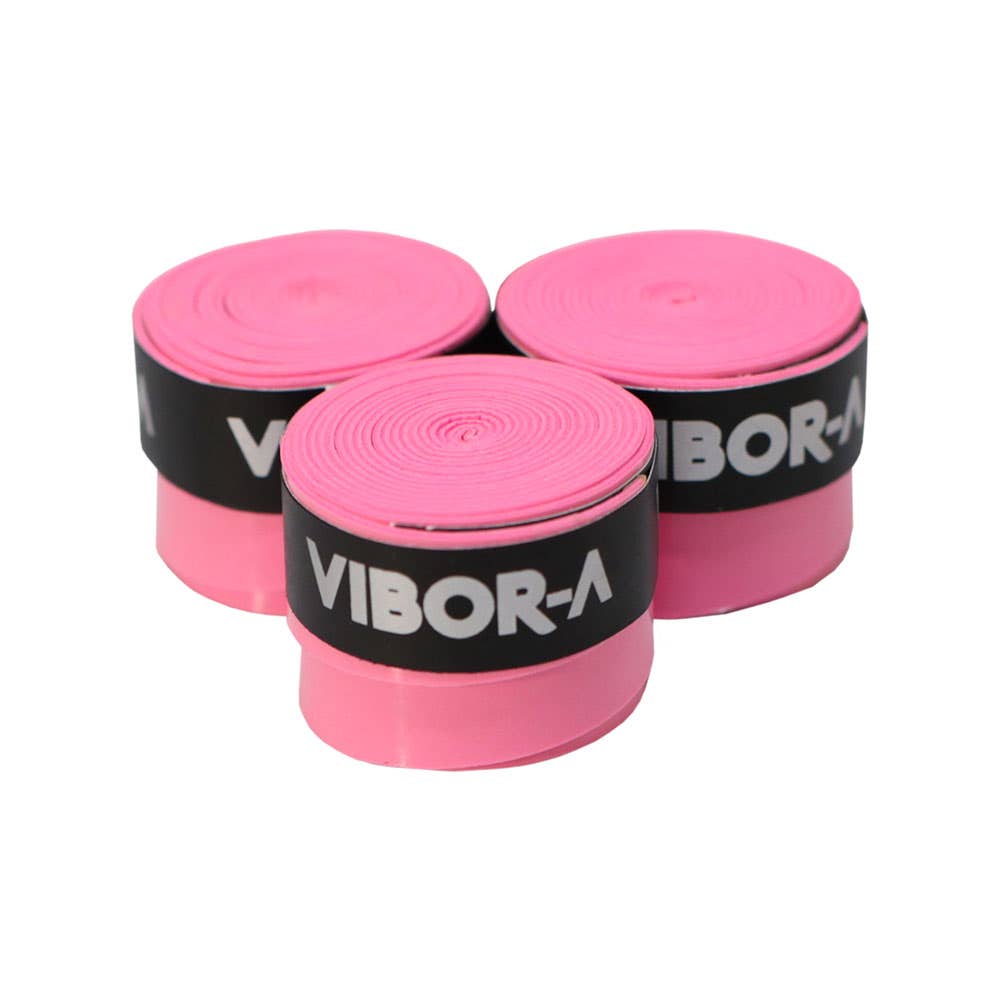 3ER PACK VIBOR-A OVERGRIPS IN NEONROSA