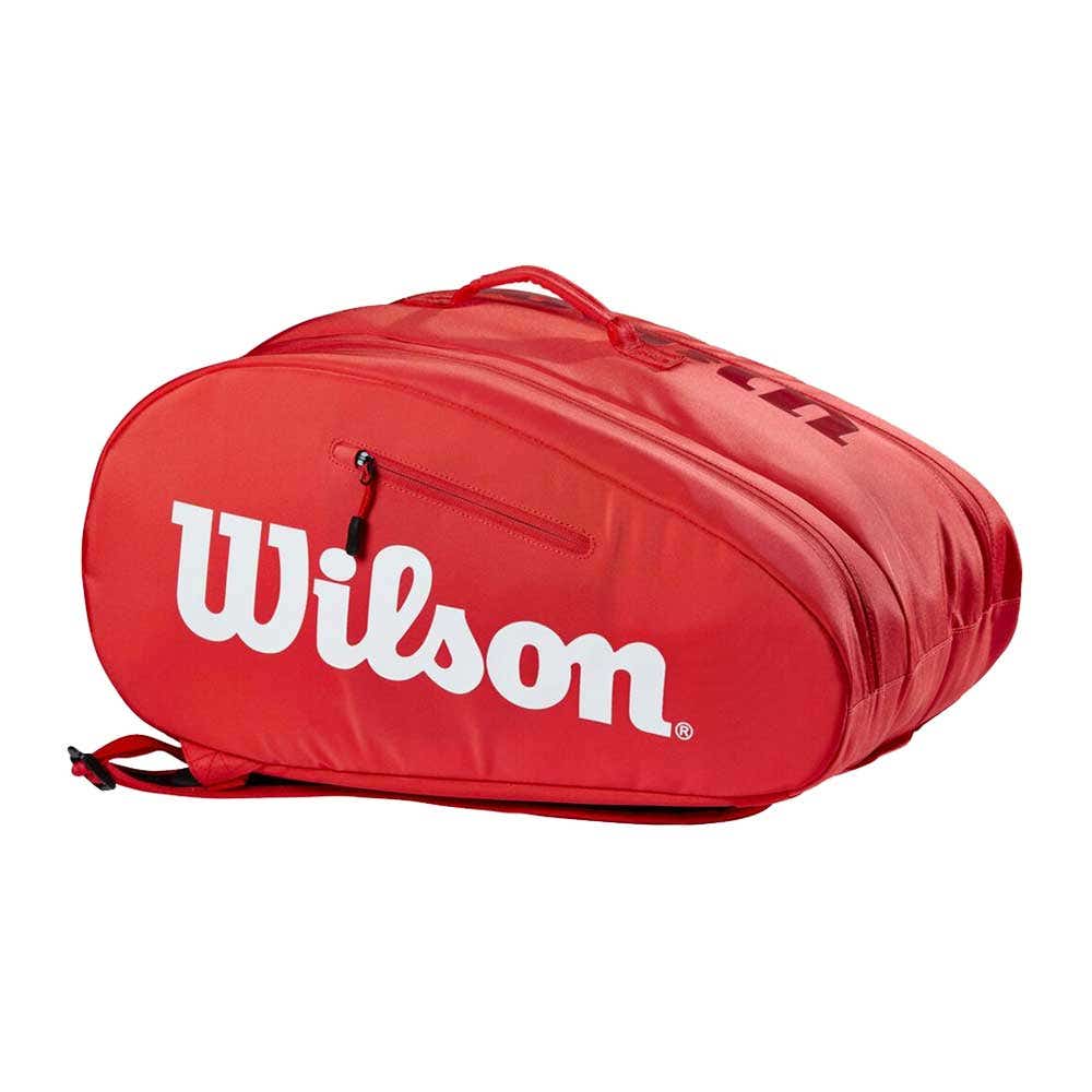 WILSON SUPER TOUR 2022 PADELSCHLÄGERTASCHE IN ROT
