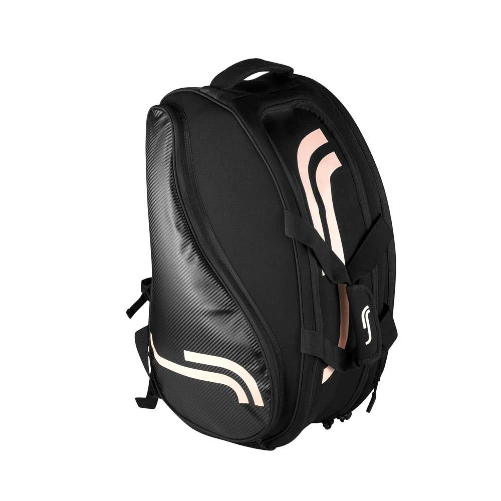 PALETERO RS PADEL CLASSIC PEQUEÑO NEGRO ROSA MUJER