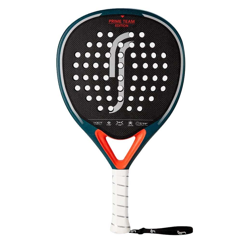 BLACK AND TURQUOISE RS PADEL PRIME TEAM EDITION PADEL RACKET