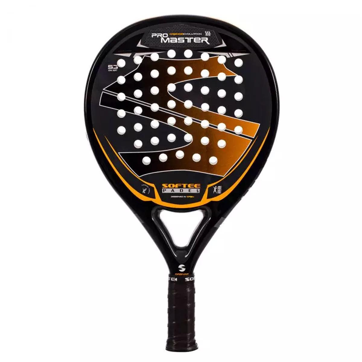 ORANGE SOFTEE PRO MASTER EVOLUTION PADEL RACKET