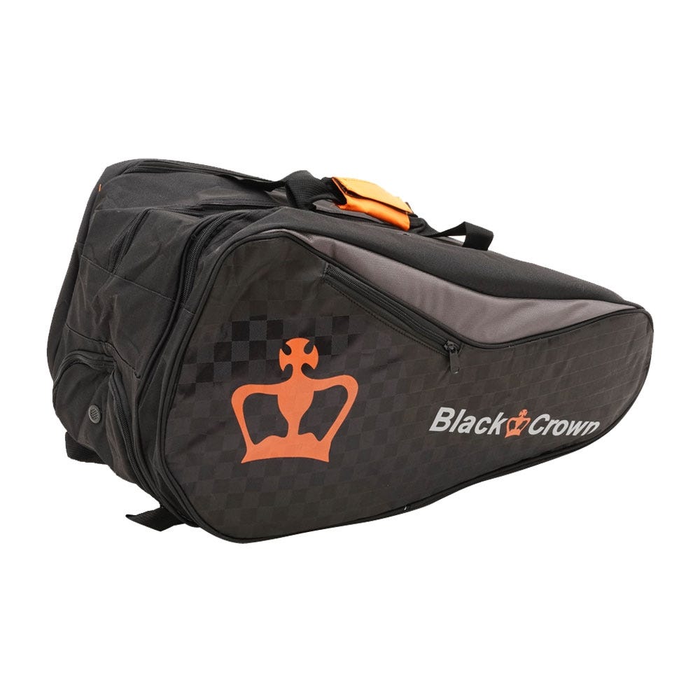 BLACK CROWN SUMATRA PADELTASCHE IN SCHWARZ UND ORANGE