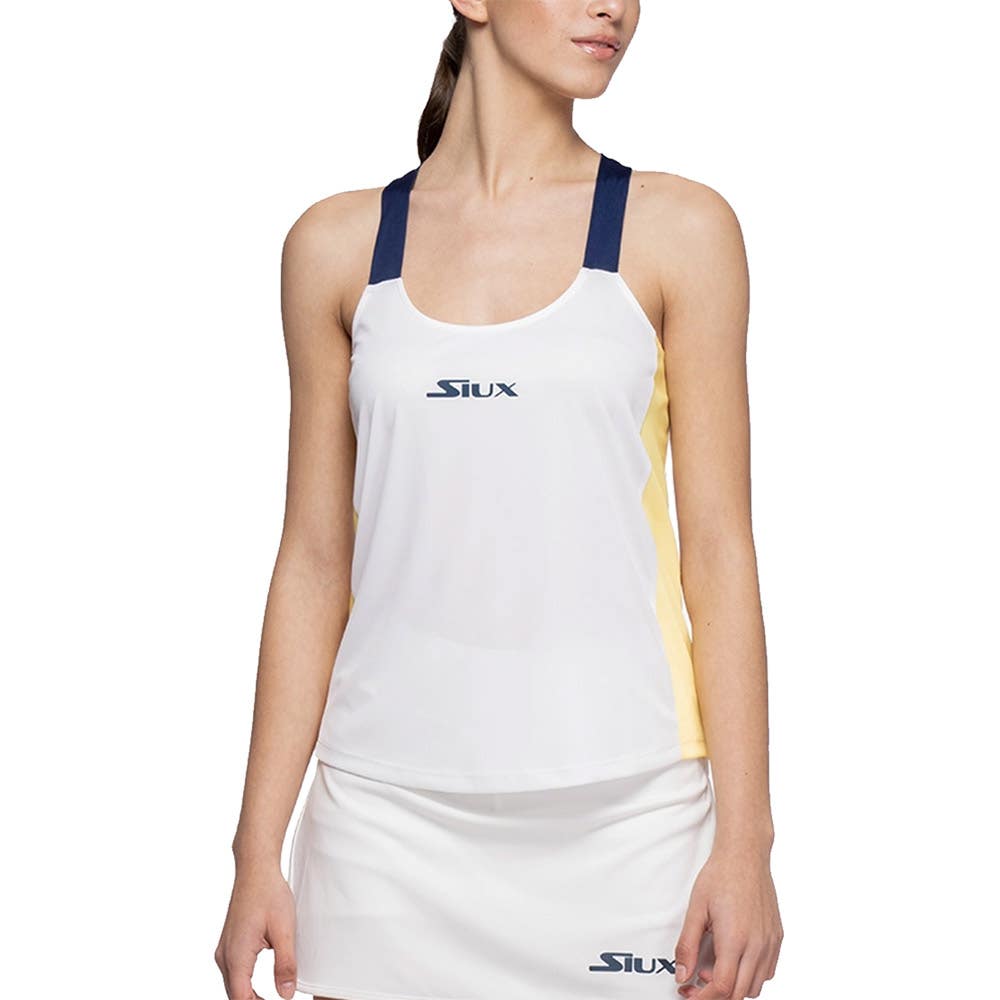 Camiseta blanca de tirantes Active Basic para mujer