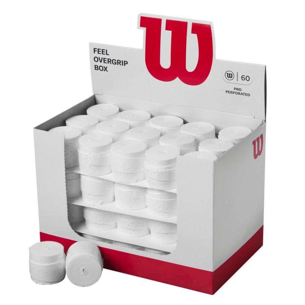 Caja 60 Uds Overgrip Wilson Pro Perforado Pādel Nuestro