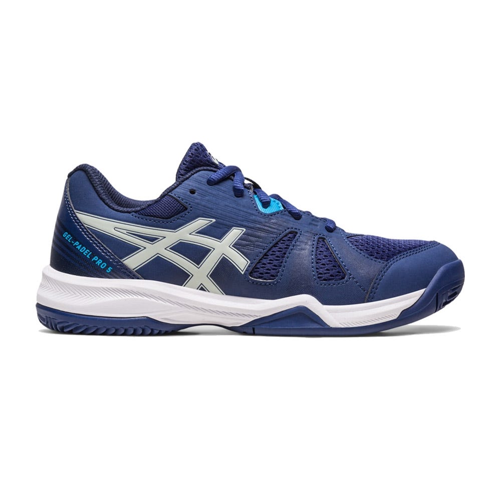 ASICS GEL PADEL PRO 5 GS AZUL BLANCO JUNIOR 1044A048-401