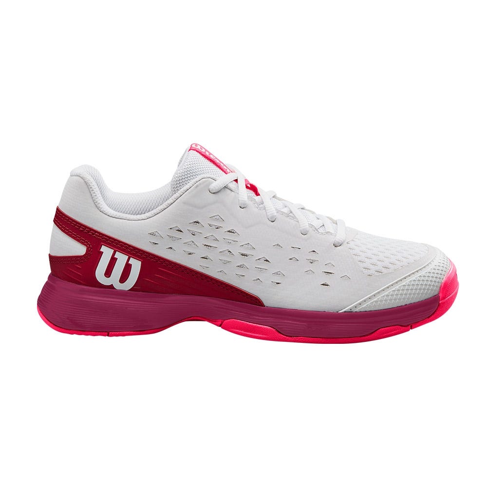 WILSON RUSH PRO WRS330410 IN WEISS UND MAGENTA FÜR KINDER