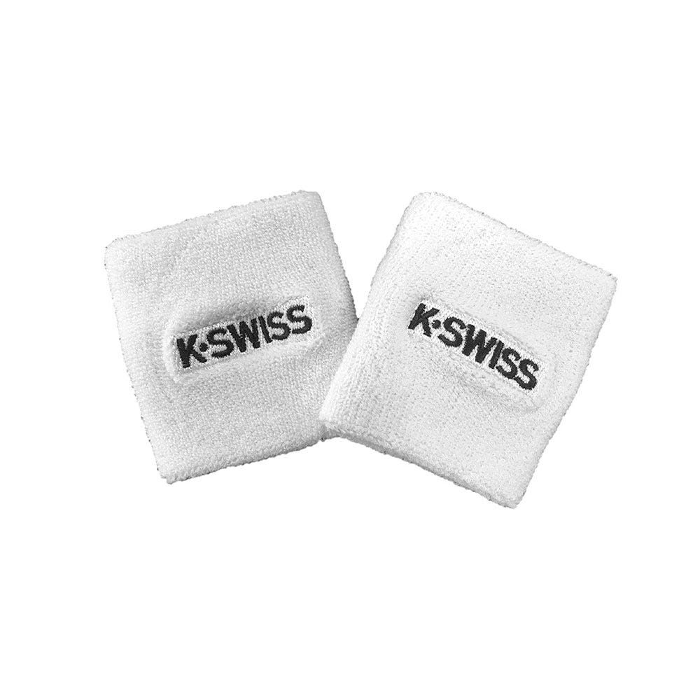 MUÑEQUERAS KSWISS LOGO BLANCO