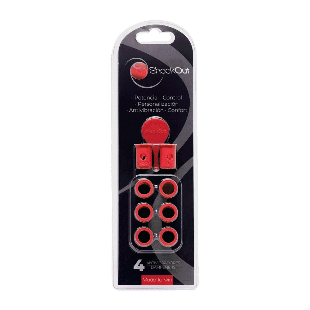ANTIVIBRATEUR SHOCKOUT 100-0001 ROUGE