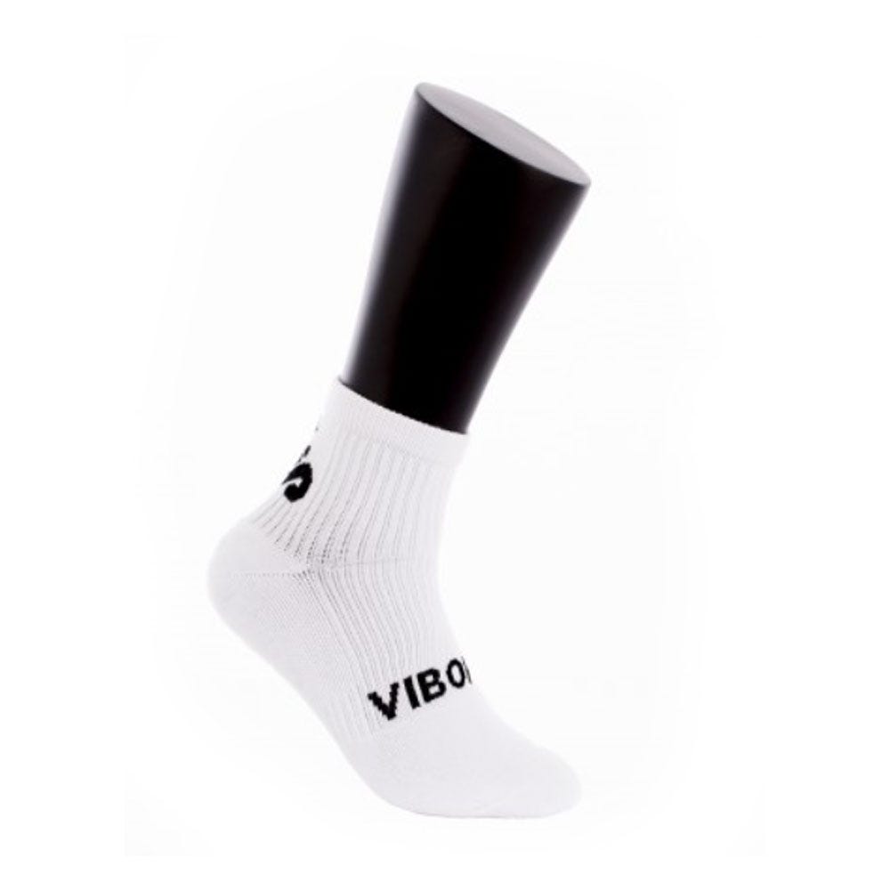 WHITE VIBOR-A MAMBA QUARTER SOCKS