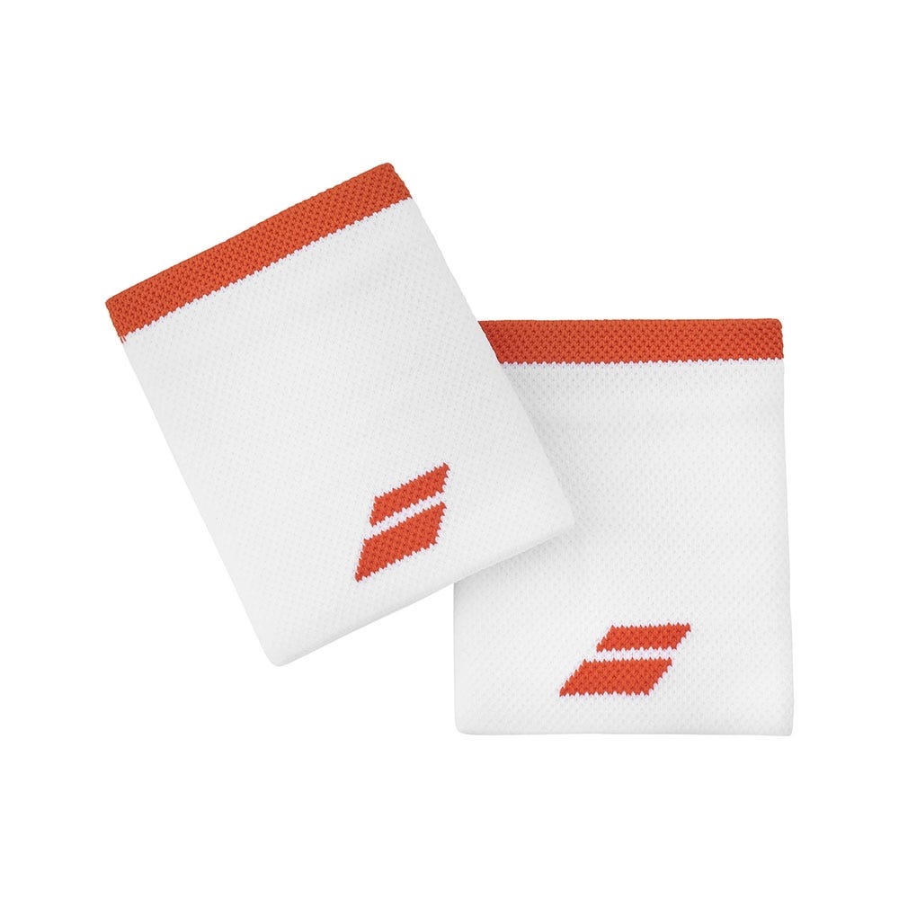 MUÑEQUERA BABOLAT LOGO JUMBO BLANCO ROJO