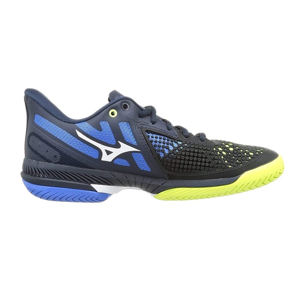 MIZUNO WAVE EXCEED TOUR AC 61GA2270 40 IN BLAU UND LIMETTENGRÜN