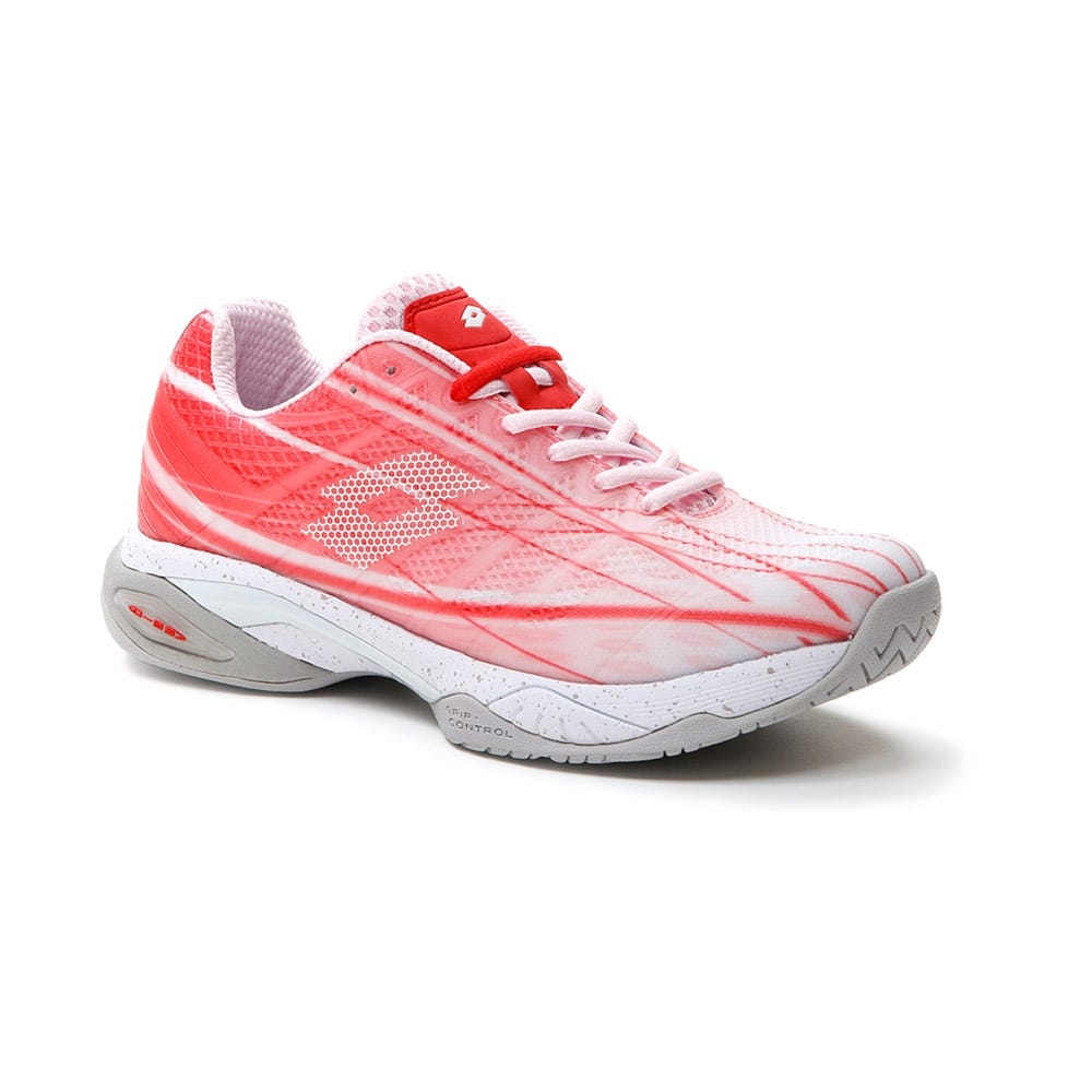 WOMEN’S RED AND WHITE LOTTO MIRAGE 300 SPD 210741 9FM