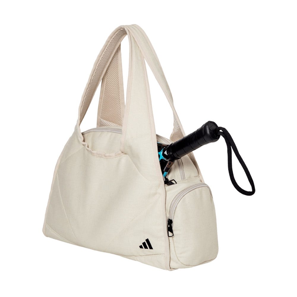 BOLSA ADIDAS WEEKEND BAG COTTON BLANCO